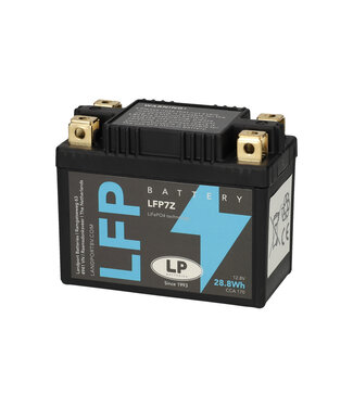 Landport (LP) LFP7Z 12 volt 28,8 Wh ﻿Lithium LiFePO4 motoraccu