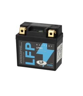 Landport (LP) LFP01 12 volt 24 Wh ﻿Lithium LiFePO4 motoraccu