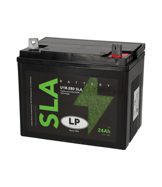 Landport (LP) SLA U1R-280 AGM motoraccu 12 volt 24 ah (LS U1R-280 SLA)
