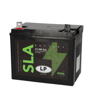 Landport (LP) SLA U1-280 AGM motoraccu 12 volt 24 ah (LS U1-280 SLA)