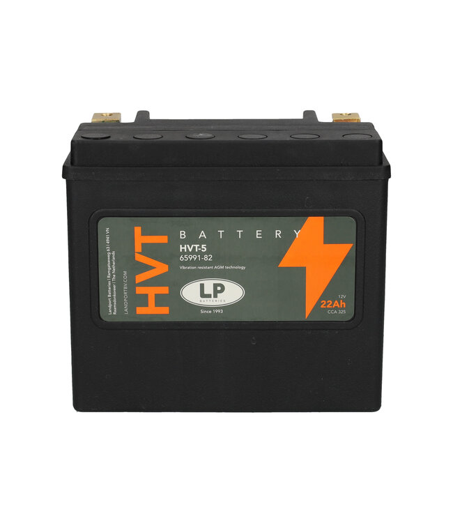 Landport (LP) HVT-5 Harley accu AGM 12 volt 22 ah (MH HVT 5)