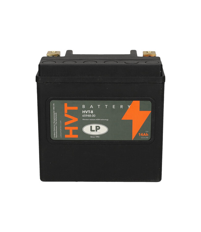 Landport (LP) HVT-8 Harley accu AGM 12 volt 14 ah (MH HVT 8)