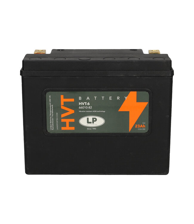 Landport (LP) HVT-6 Harley accu AGM 12 volt 23 ah (MH HVT 6)