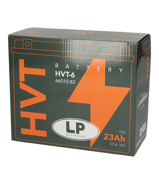 Landport (LP) HVT-6 Harley accu AGM 12 volt 23 ah (MH HVT 6)