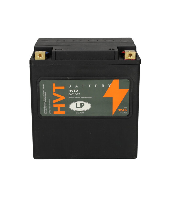Landport (LP) HVT-2 Harley accu AGM 12 volt 30 ah (MH HVT 2)