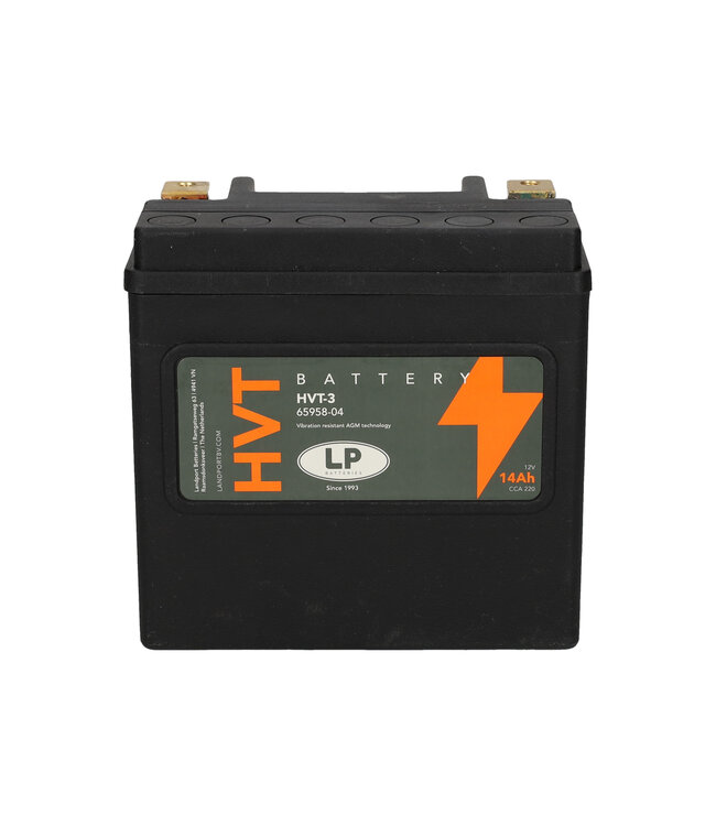 Landport (LP) HVT-3 Harley accu AGM 12 volt 14 ah (MH HVT 3)