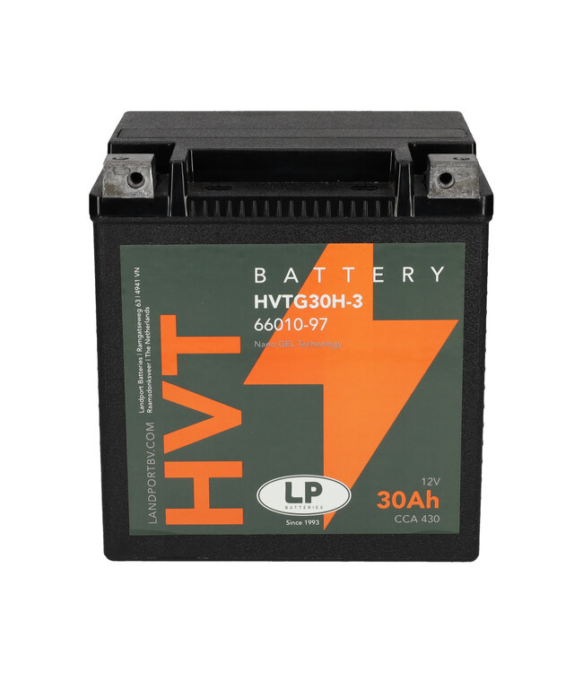 Landport (LP) Harley accu HVTG30H-3 (MH GHD30H-3) 12 volt 30,0 ah