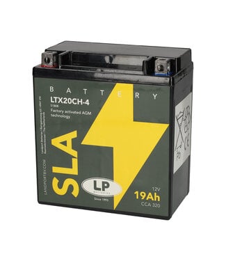 Landport (LP) SLA LTX20CH-4 AGM motoraccu 12 volt 19 ah (51808 - YTX20CH-4)