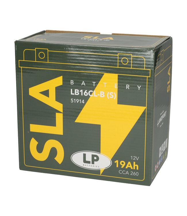 Landport (LP) SLA LB16CL-B(s) AGM motor accu 12 volt 19,0 ah (51914 - YB16CL-B (S)