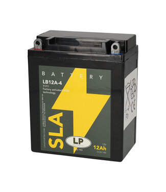 Landport (LP) SLA LB12A-4 AGM motoraccu 12 volt 12 ah (51211 - YB12A-4)