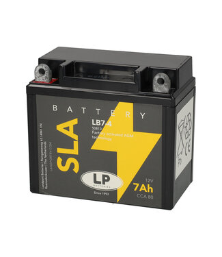 Landport (LP) SLA LB7-4 AGM motoraccu 12 volt 7 ah (50813 - YB7-4)