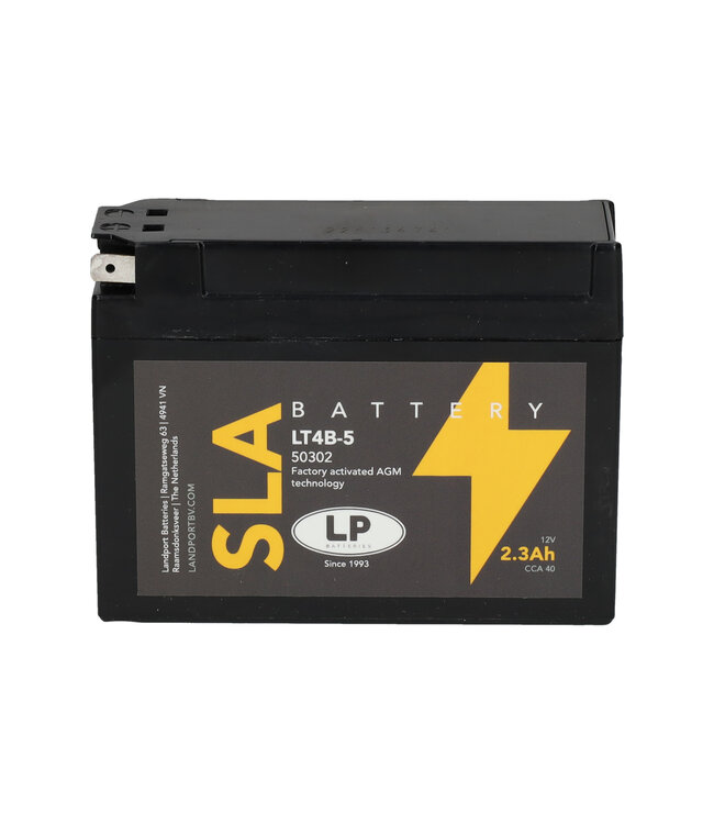 Landport (LP) SLA LT4B-5 AGM motor accu 12 volt 2,3 ah (50302 - YT4B-5)