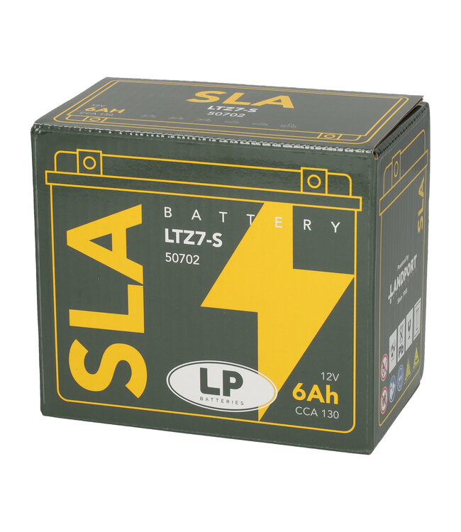 Landport (LP) SLA LTZ7-S AGM motor accu 12 volt 6,0 ah (50702 - YTZ7-S)