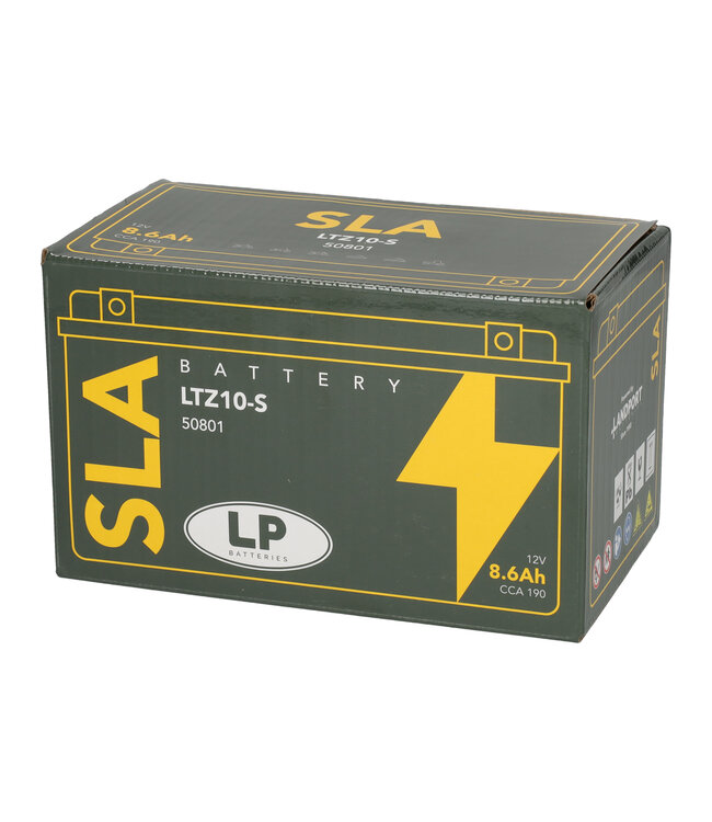 Landport (LP) SLA LTZ10-S AGM motor accu 12 volt 8,6 ah (50801 - YTZ10-S)