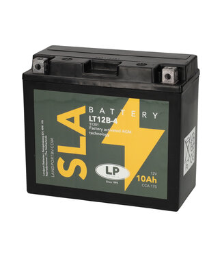 Landport (LP) SLA LT12B-4 AGM motoraccu 12 volt 10 ah (51201 - YT12B-4)
