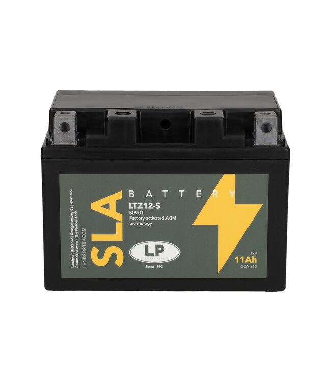 Landport (LP) SLA LTZ12-S AGM motor accu 12 volt 11,0 ah (50901 - YTZ12-S)