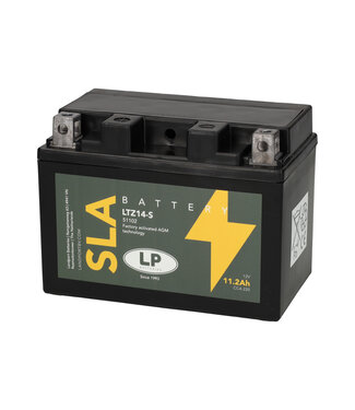 Landport (LP) SLA LTZ14-S AGM motoraccu 12 volt 11,2 ah (51102 - YTZ14-S)