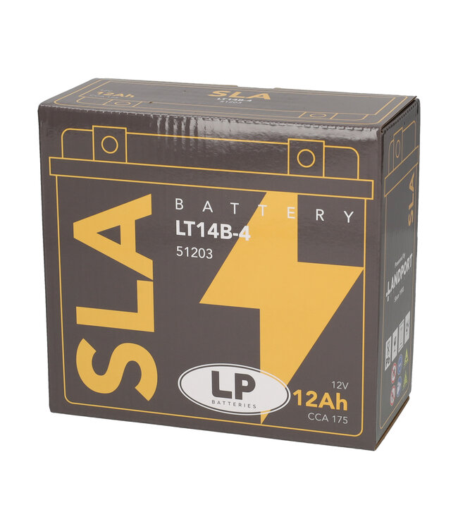 Landport (LP) SLA LT14B-4 AGM motor accu 12 volt 12,0 ah (51203 - YT14B-4)