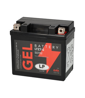 Landport (LP) LTZ7-S motor GEL accu 12 volt 6 ah (50702 - GTZ7-S)