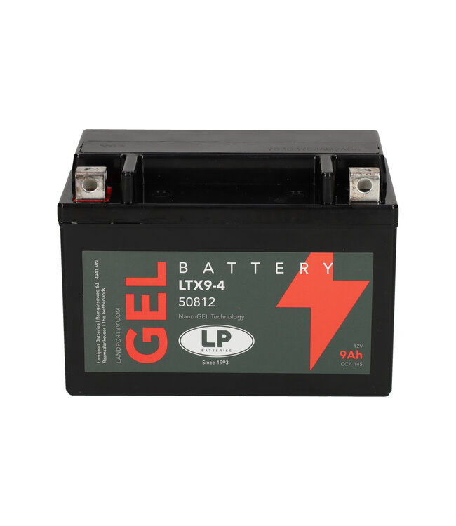 Landport (LP) LTX9-4 motor GEL accu 12 volt 9,0 ah (50812 - GTX9-4)