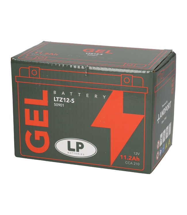 Landport (LP) LTZ12-S motor GEL accu 12 volt 11,2 ah (50901 - GTZ12-S)