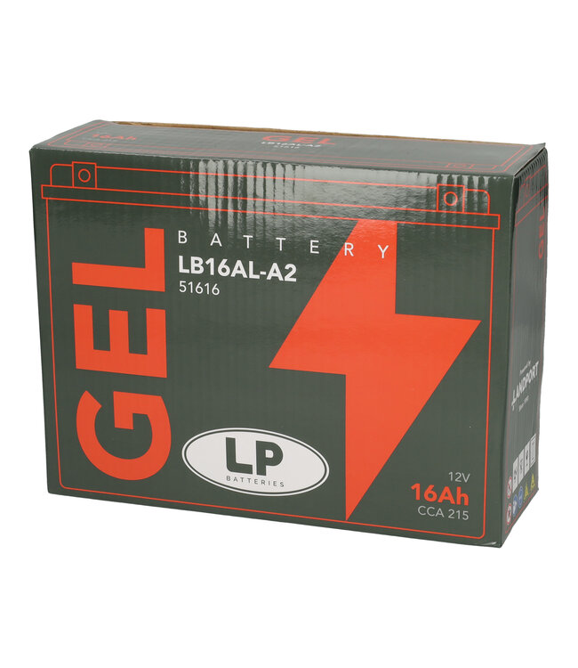 Landport (LP) LB16AL-A2 motor GEL accu 12 volt 16,0 ah (51616 - GB16AL-A2)