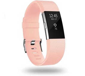 Strap-it Fitbit Charge 2 Silicone Strap (Pink)
