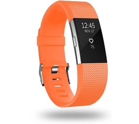 Strap-it Fitbit Charge 2 Silicone Strap (Orange)