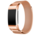 Strap-it Fitbit Charge 2 Milanese Strap (Rose Gold)