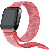 Strap-it Fitbit Versa/Versa 2 Nylon Strap (Bright Pink) Strap-it Fitbit Versa/Versa 2 Nylon Strap (Bright Pink)