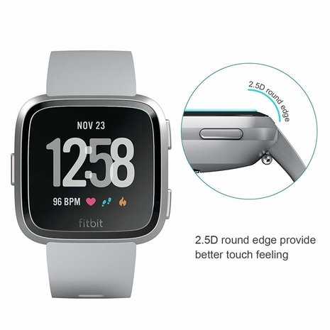 Strap-it Strap-it Fitbit Versa Screen Protector (Tempered Glass) Strap-it Strap-it Fitbit Versa Screen Protector (Tempered Glass)