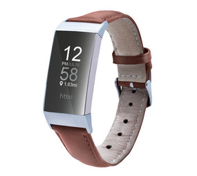 Strap-it Fitbit Charge 3 Leather Strap (Brown) Strap-it Fitbit Charge 3 Leather Strap (Brown)
