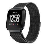 Strap-it Fitbit Versa/Versa 2 Milanese Strap (Black) Strap-it Fitbit Versa/Versa 2 Milanese Strap (Black)