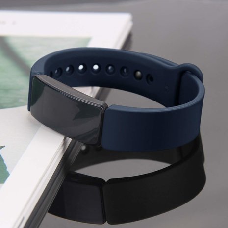 Strap-it Strap-it Fitbit Inspire Silicone Strap (Blue)