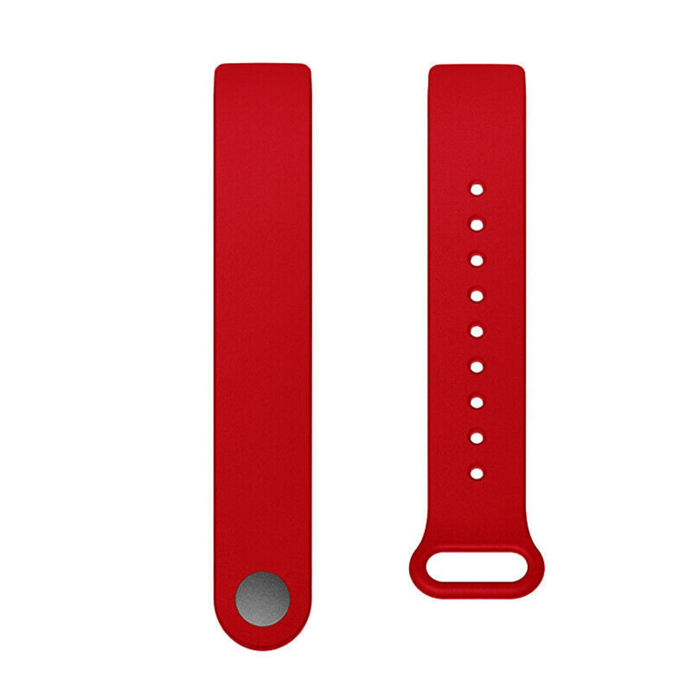 Strap-it Strap-it Fitbit Inspire Silicone Strap (Red)