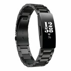Strap-it Strap-it Fitbit Inspire Steel Strap (Black)