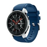Strap-it Samsung Galaxy Watch 46mm Silicone Strap (Dark Blue)