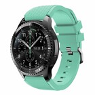 Strap-it Strap-it Samsung Galaxy Watch 46mm Silicone Strap (Aqua)