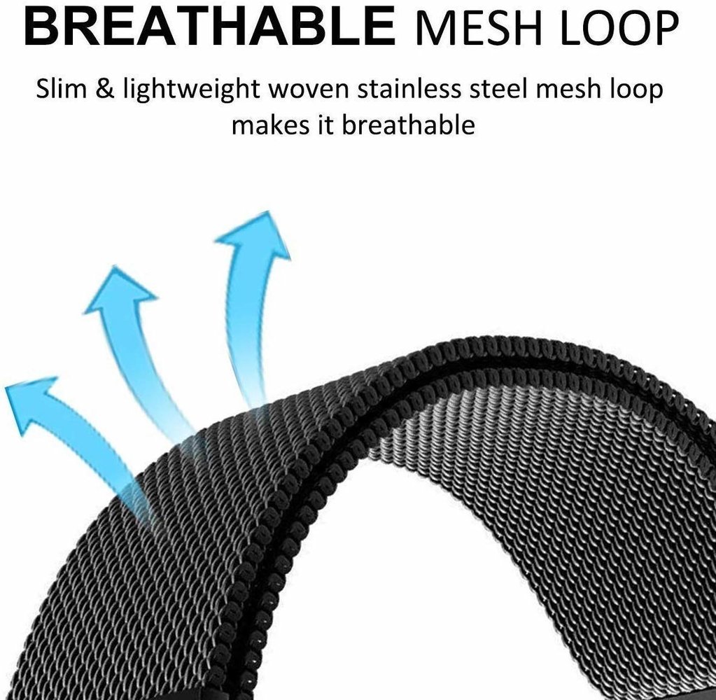 Strap-it Strap-it Samsung Galaxy Watch 46mm Milanese Strap (Black) Strap-it Strap-it Samsung Galaxy Watch 46mm Milanese Strap (Black)