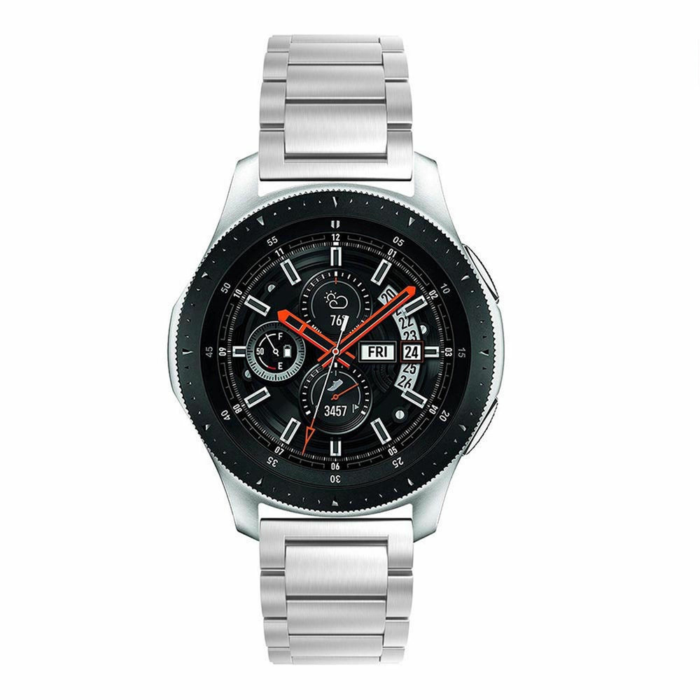 Strap-it Strap-it Samsung Galaxy Watch 46mm Steel Strap (Silver) Strap-it Strap-it Samsung Galaxy Watch 46mm Steel Strap (Silver)