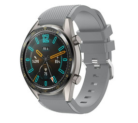 Strap-it Huawei Watch GT 2 Silicone Strap with Buckle (Grey)