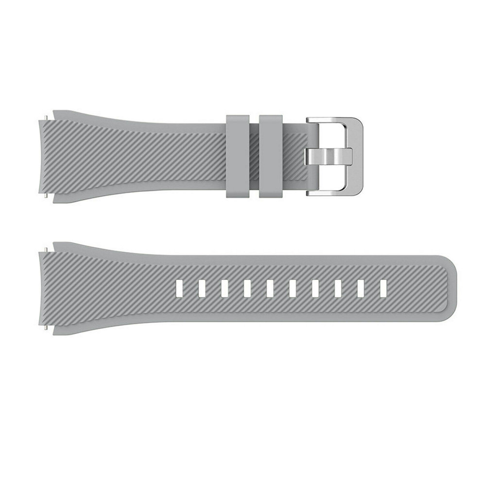 Strap-it Strap-it Huawei Watch GT 2 Silicone Strap with Buckle (Grey)