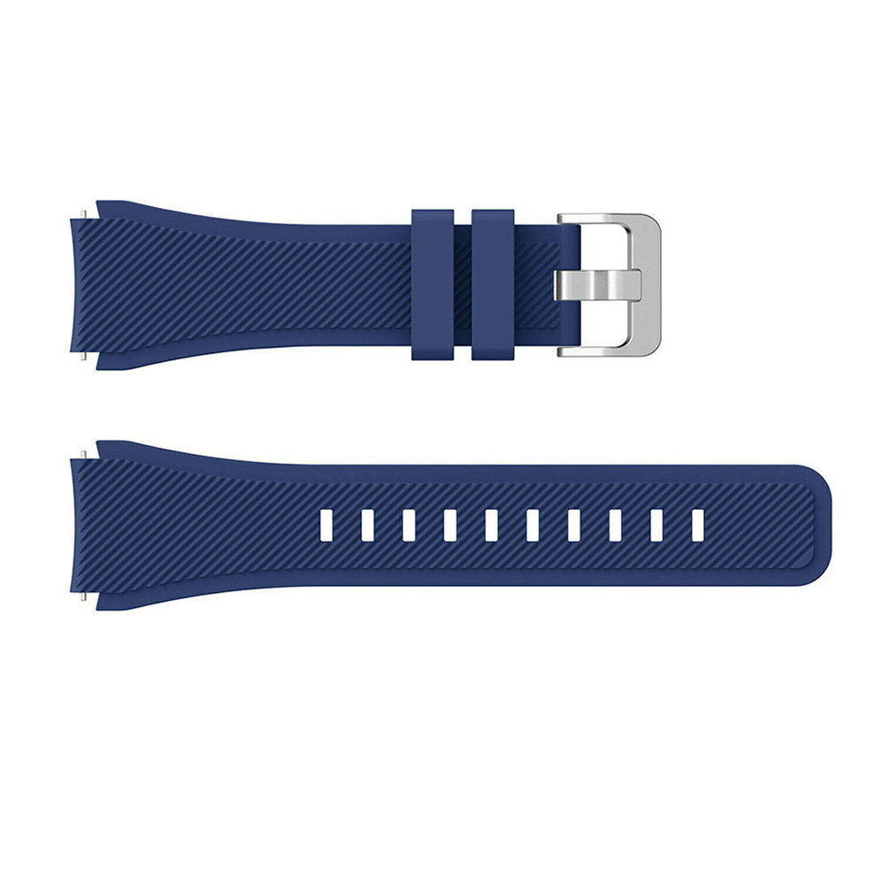 Strap-it Strap-it Huawei Watch GT 2 Silicone Strap with Buckle (Dark Blue)