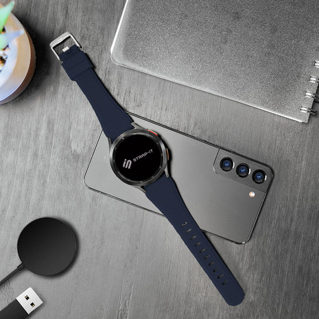 Huawei Watch GT 2 Silicone Strap with Buckle Dark Blue