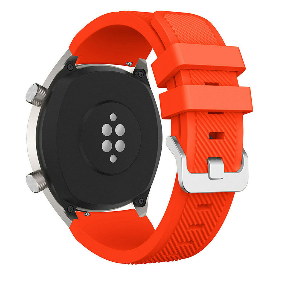 Strap-it Strap-it Huawei Watch GT 2 Silicone Strap with Buckle (Red)