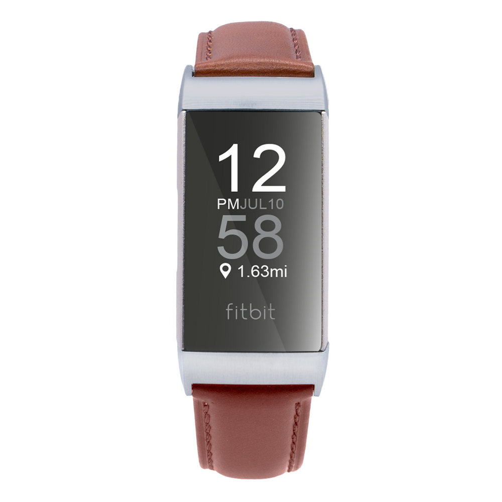 Strap-it Strap-it Fitbit Charge 4 Leather Strap (Brown) Strap-it Strap-it Fitbit Charge 4 Leather Strap (Brown)