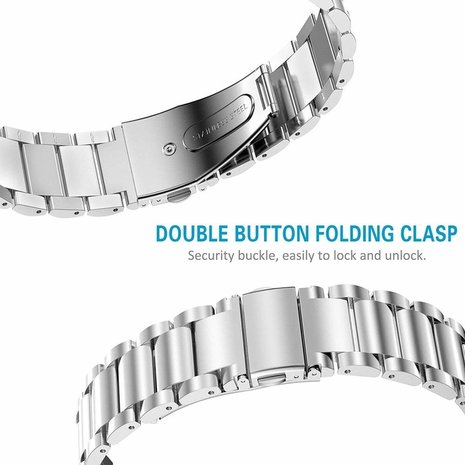 Strap-it Strap-it Fitbit Charge 4 Steel Strap (Silver) Strap-it Strap-it Fitbit Charge 4 Steel Strap (Silver)