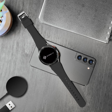 Huawei Watch GT 2 Silicone Strap with Buckle Black