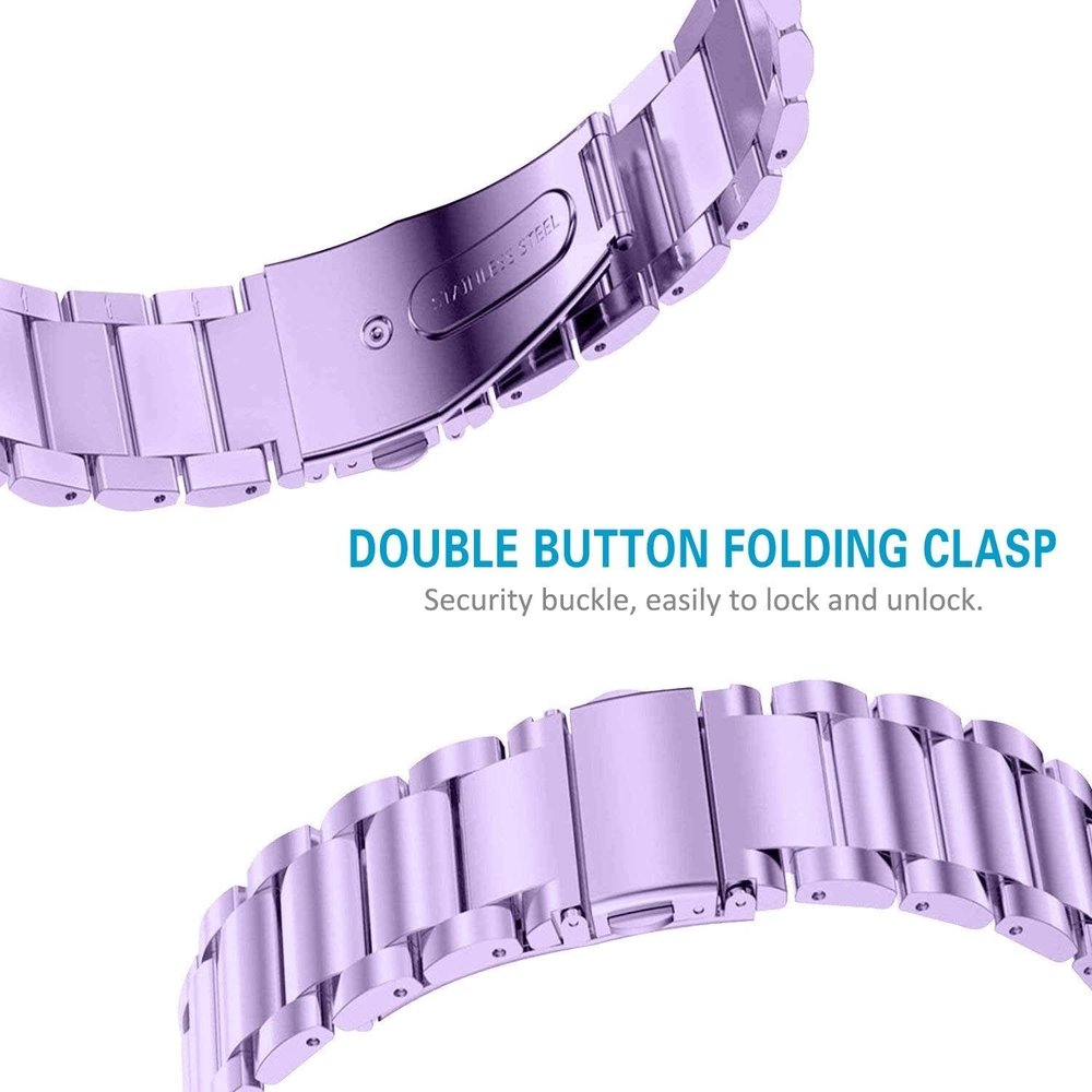 Strap-it Strap-it Fitbit Charge 3 Steel Strap (Purple) Strap-it Strap-it Fitbit Charge 3 Steel Strap (Purple)