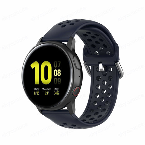 Strap-it Strap-it Samsung Galaxy Watch 42mm Breathable Strap (Dark Blue) Strap-it Strap-it Samsung Galaxy Watch 42mm Breathable Strap (Dark Blue)